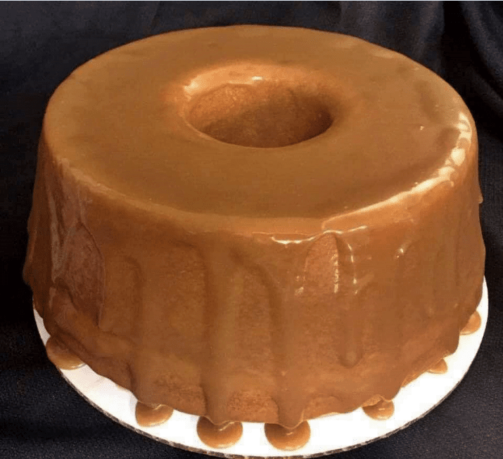 Caramel pound cake