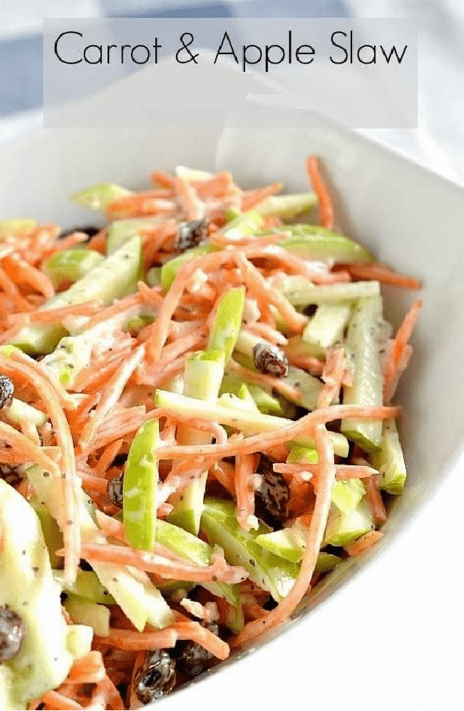 Carrot apple slaw