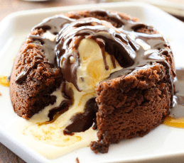 Chocolate molten lava cake