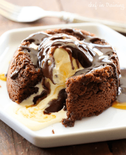 Chocolate molten lava cake