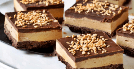 Coffee peanut butter dessert