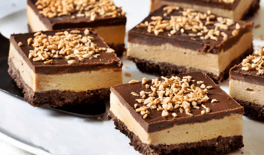 Coffee peanut butter dessert