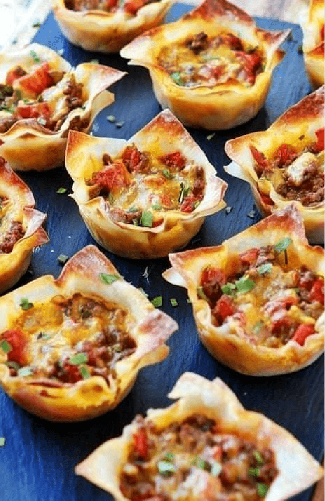 Crunchy taco cups