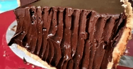 Delicious creamy chocolate cake