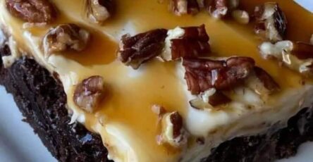 Easy turtle brownies