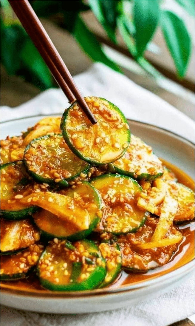 Easy cucumber salad summer special recipe