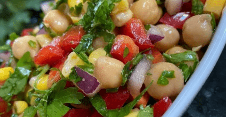 Easy chickpea salad