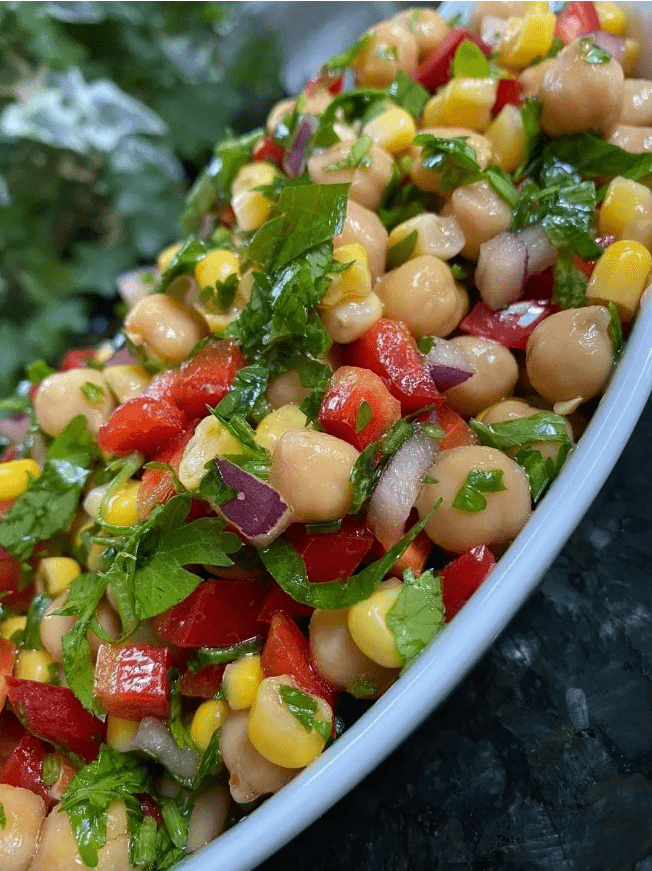 Easy chickpea salad