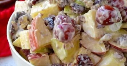 Easy delectable apple salad