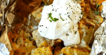 Easy potato foil packets