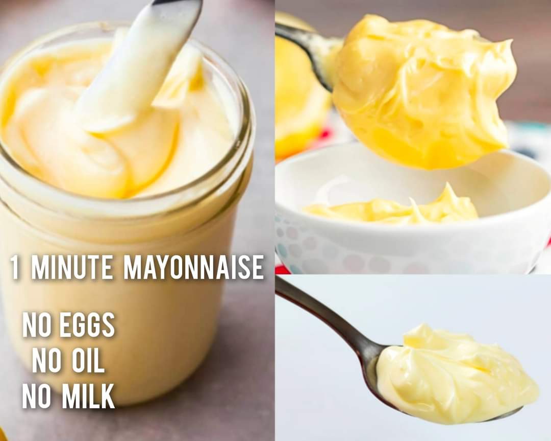 Easiest 1 minute fail proof mayonnaise