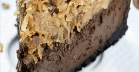 German chocolate cheesecake