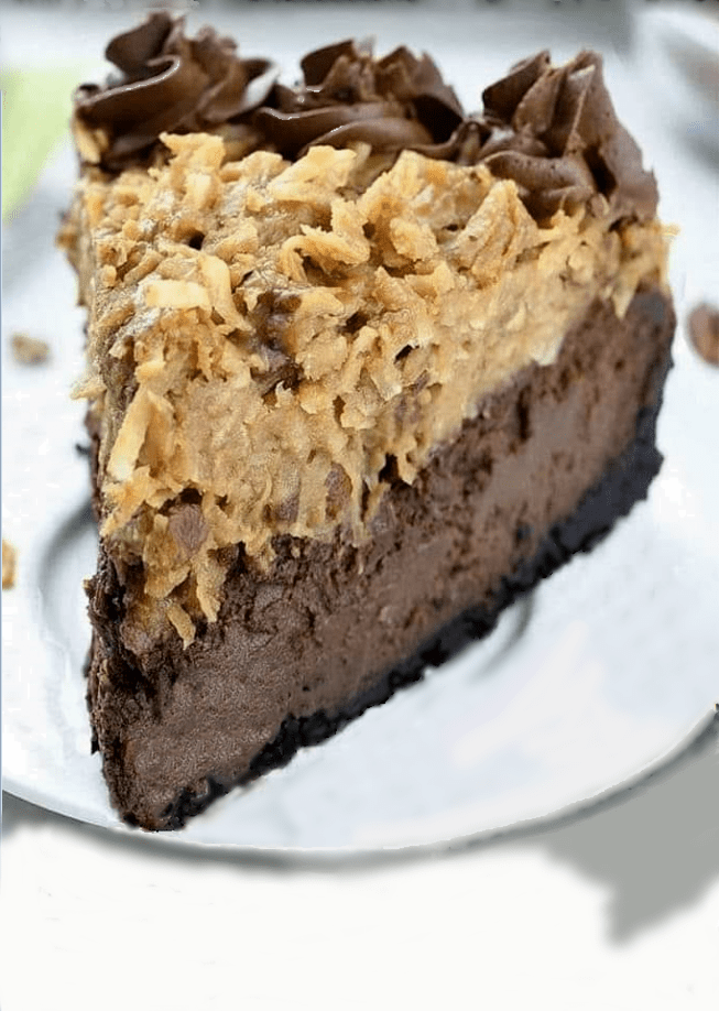 German chocolate cheesecake