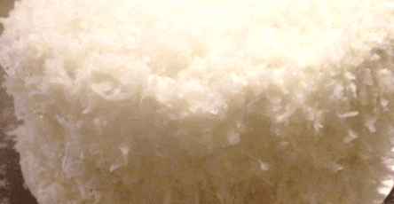 Homemade coconut cake