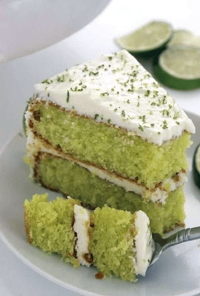 Key lime pound cake
