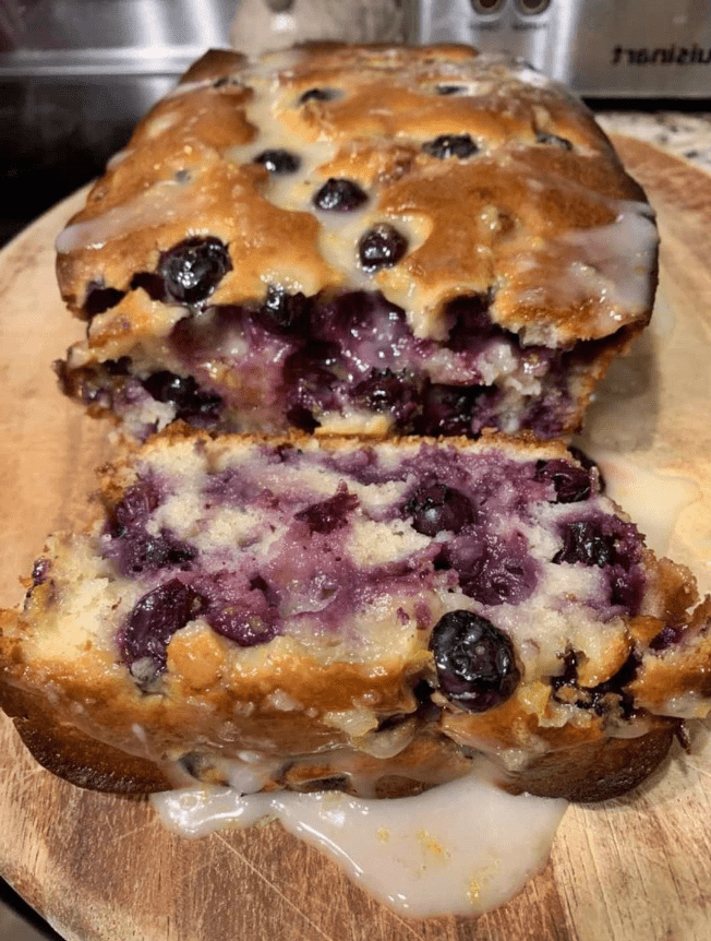 Lemon blueberry loaf