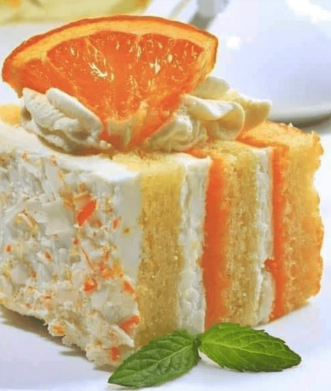 Orange creamsicle cake