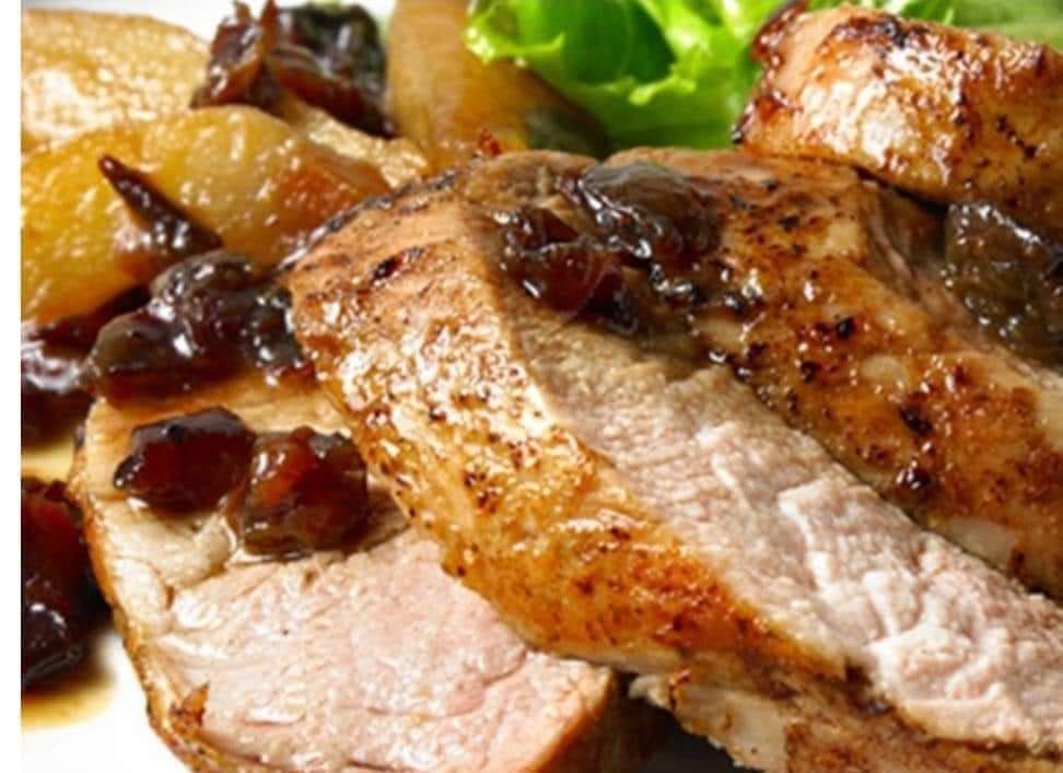 Roasted pork tenderloin