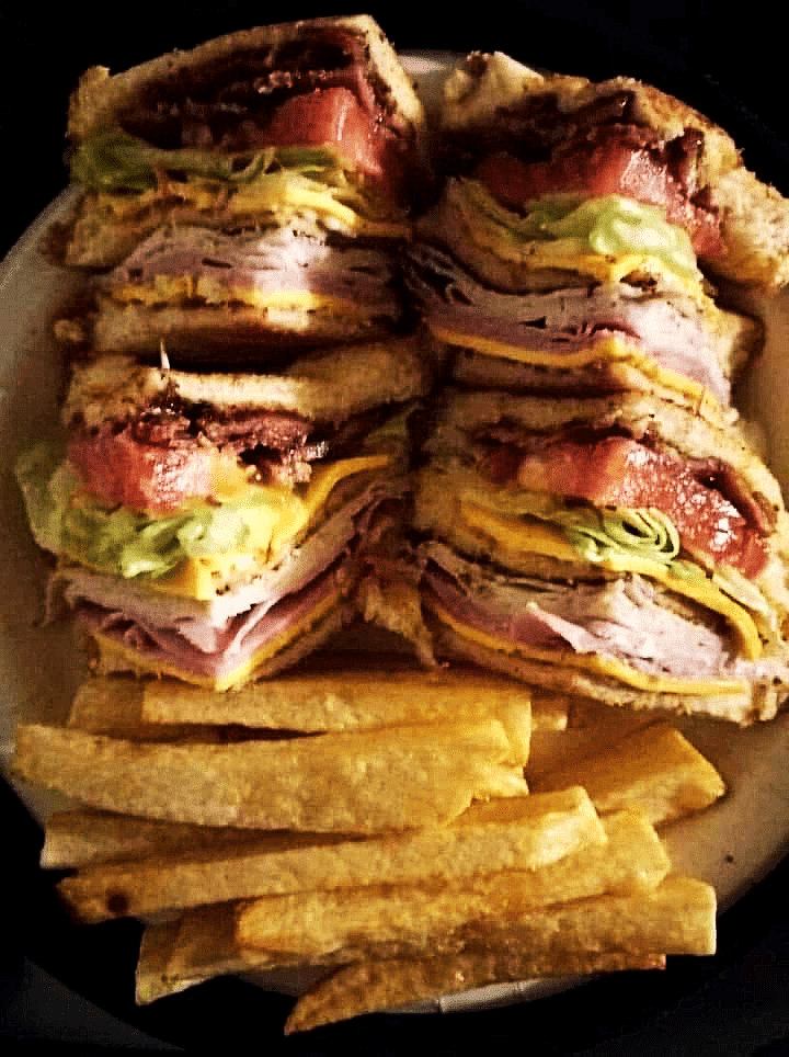 Sandwich and fried