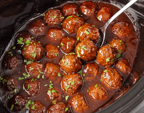 Spicy slow cooker meatballs