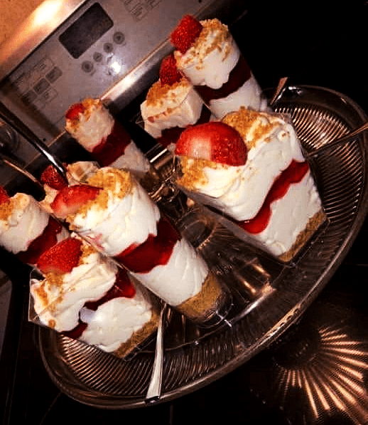 Strawberry shortcake trifles recipe