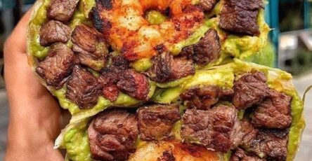 Surf and turf burrito