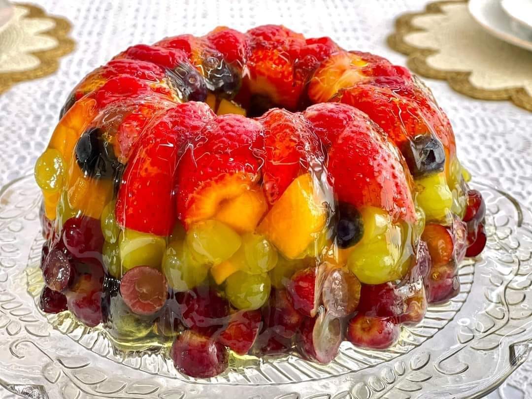 Jello fruit cake