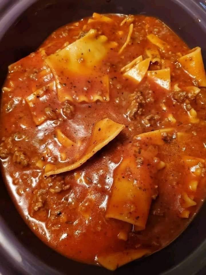 Lasagna soup
