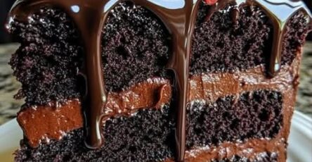 Double chocolate cake surprise