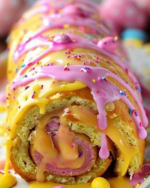 Easter cake roll