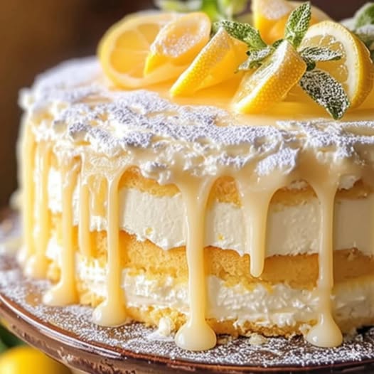 Limoncello mascarpone cake