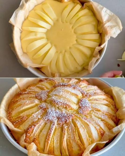 Soft apple cake – short & crisp