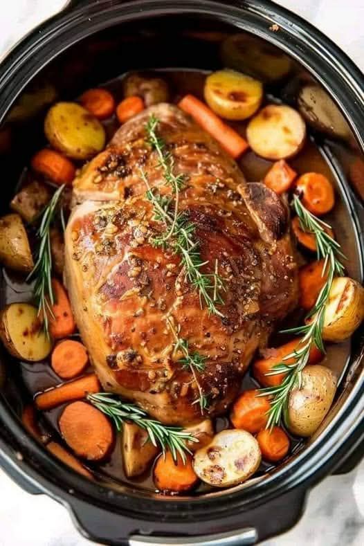 Slow cooker turkey roast