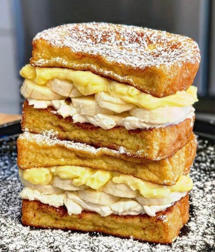 Banana Cream Cheesecake French Toast Recipe