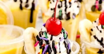 Banana Split Jello Shots