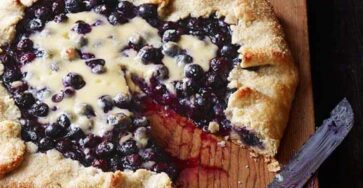 Blueberry Cheesecake Galette