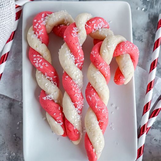 Candy Cane Cookies