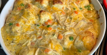 Chicken And Biscuits Casserole