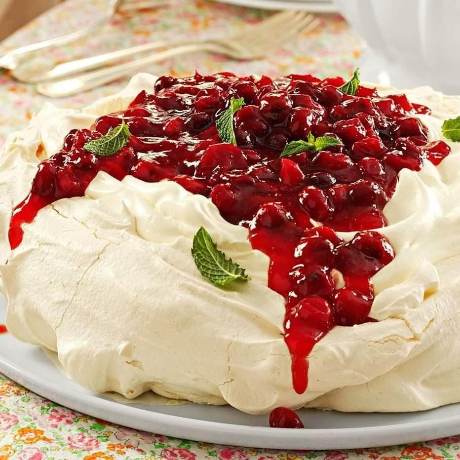 Cranberry Pavlova!