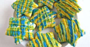 Lemon Sugar Cookies Cut Out Stars