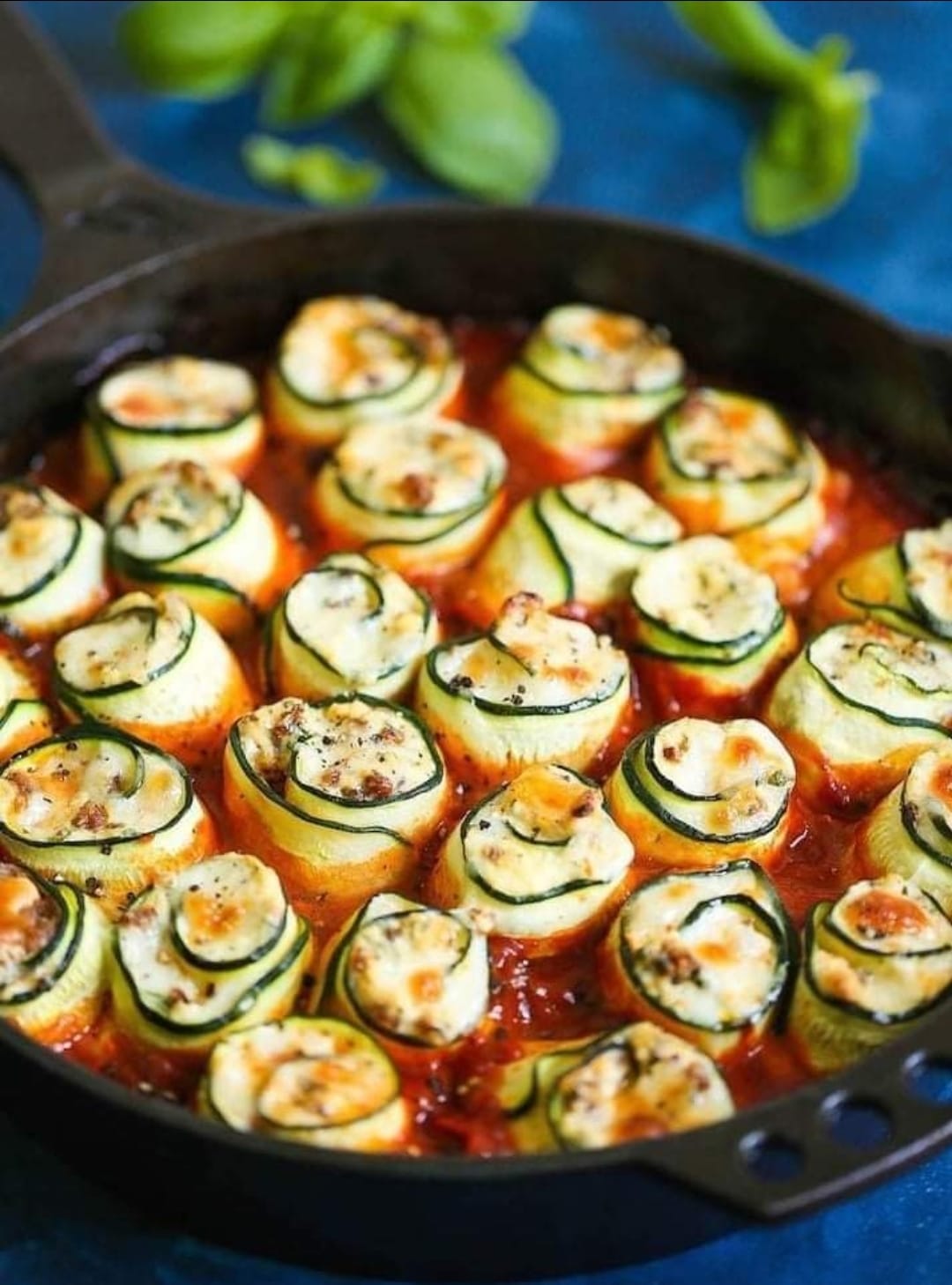 Zucchini Lasagna Roll Ups