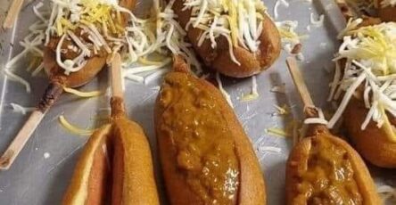 Corn Dogs For The Family Christmas This Evening.