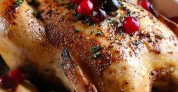 Apple & Cranberry Roasted Chicken