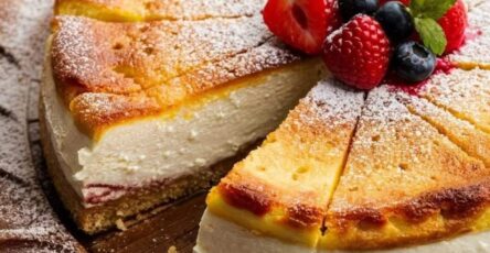 Baked Ricotta Cheesecake Sicilian Syle