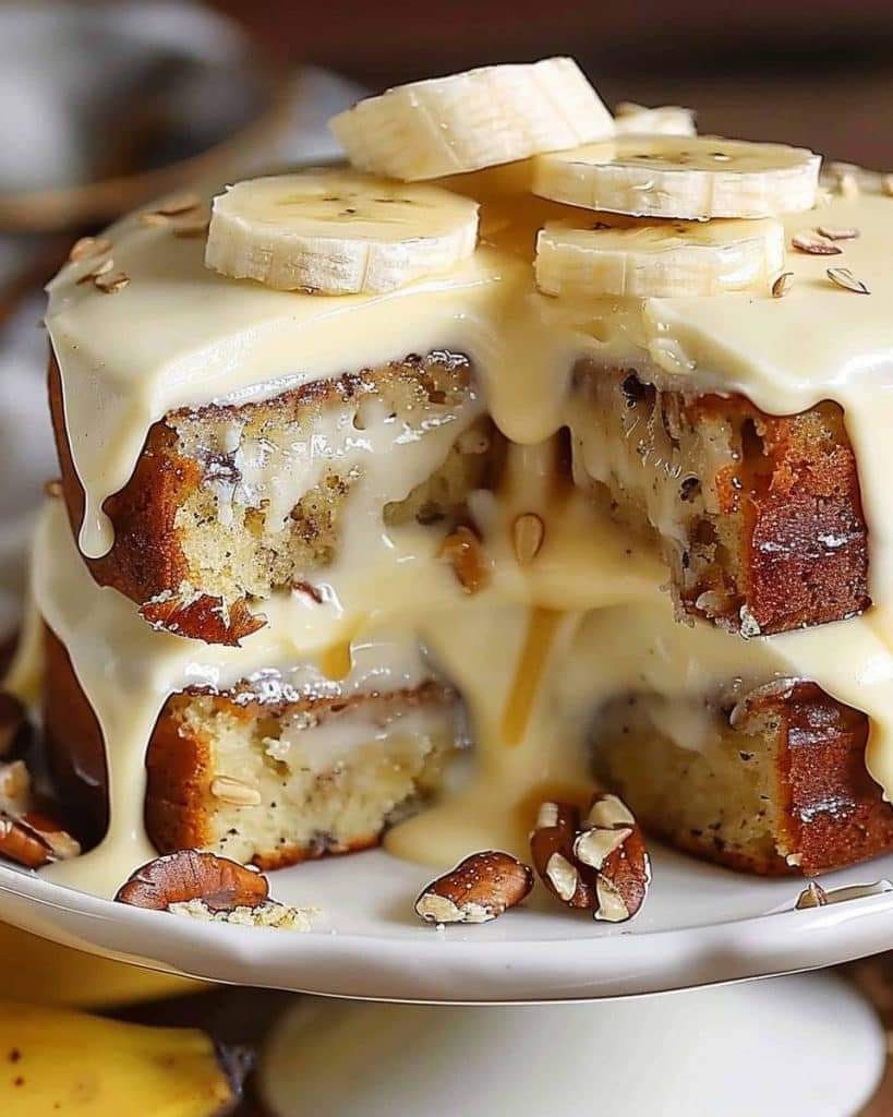 Banana Cake With Cream Cheese