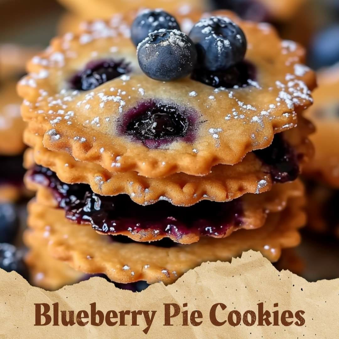 Blueberry Pie Cookies