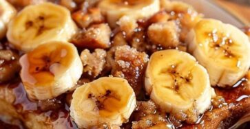Brown Sugar Banana French Toast Casserole