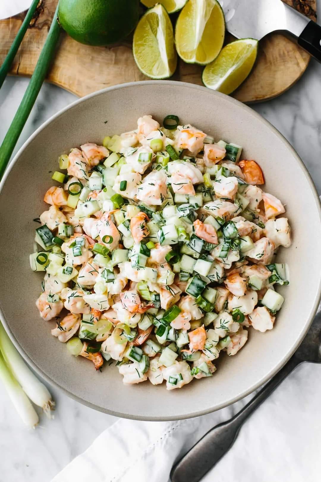 Cucumber Shrimp Salad!