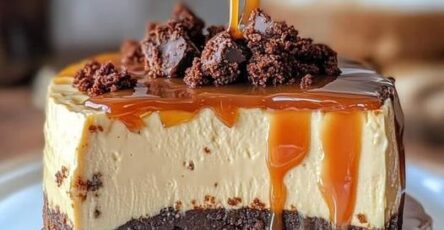 Caramel Brownie Cheesecake