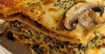 Chicken Mushroom And Spinach Lasagna